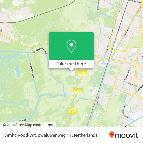 Amhc Rood-Wit, Zwaluwenweg 11 map