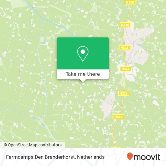 Farmcamps Den Branderhorst Karte