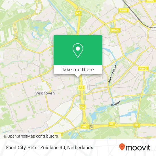 Sand City, Peter Zuidlaan 30 map