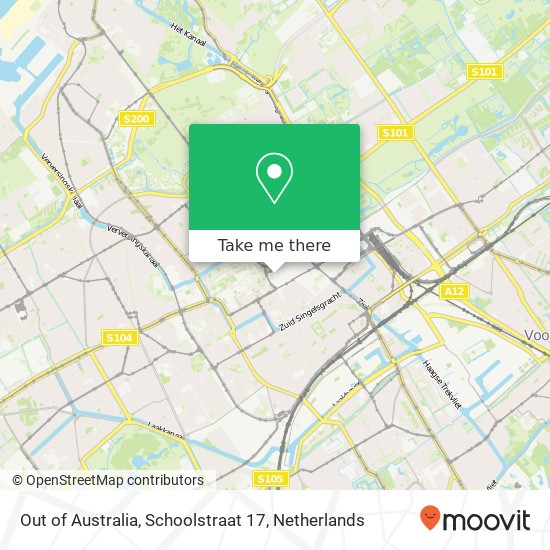 Out of Australia, Schoolstraat 17 Karte