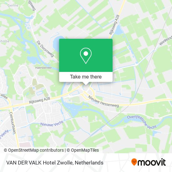 VAN DER VALK Hotel Zwolle map