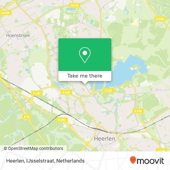 Heerlen, IJsselstraat Karte