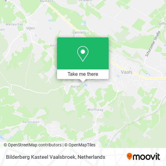 Bilderberg Kasteel Vaalsbroek map