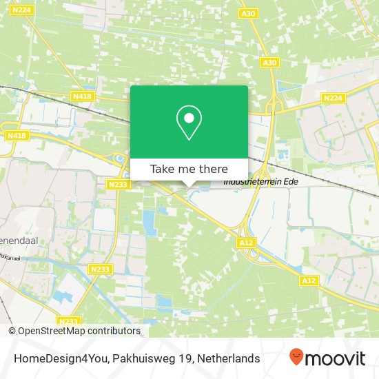 HomeDesign4You, Pakhuisweg 19 map