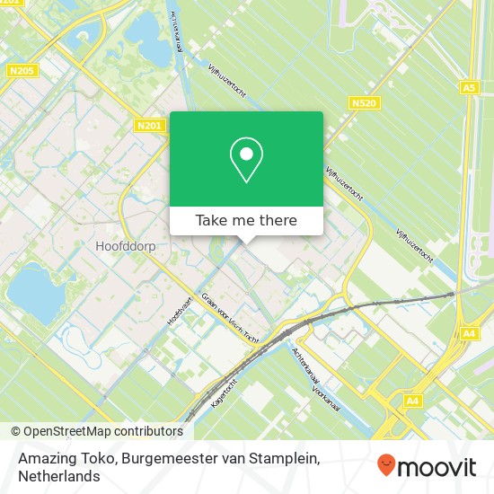 Amazing Toko, Burgemeester van Stamplein map