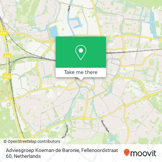 Adviesgroep Koeman-de Baronie, Fellenoordstraat 60 map