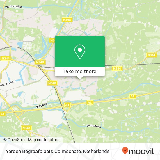 Yarden Begraafplaats Colmschate map