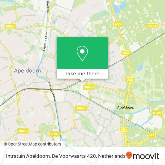 Intratuin Apeldoorn, De Voorwaarts 420 map