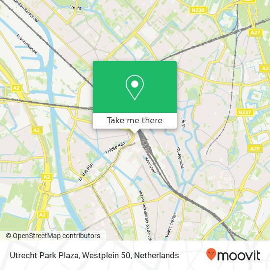 Utrecht Park Plaza, Westplein 50 map