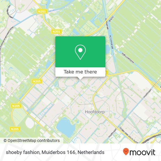 shoeby fashion, Muiderbos 166 map