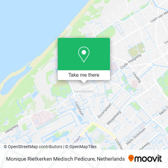 Monique Rietkerken Medisch Pedicure map