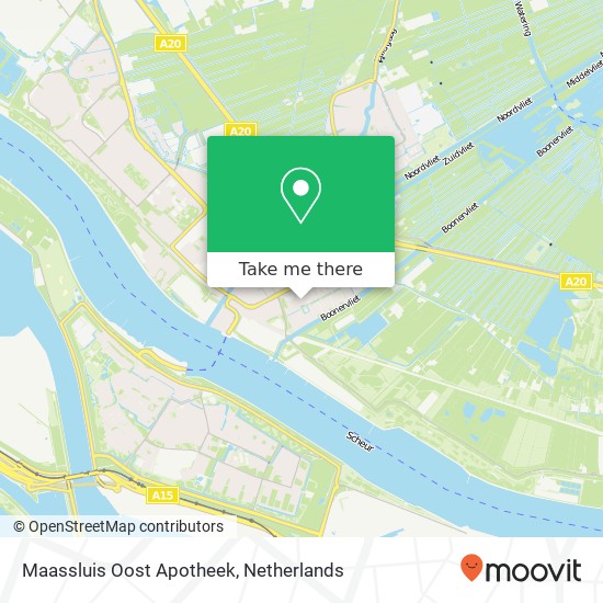 Maassluis Oost Apotheek map