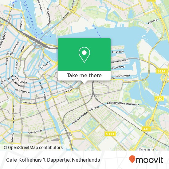 Cafe-Koffiehuis 't Dappertje map