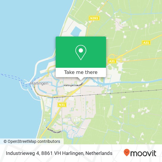 Industrieweg 4, 8861 VH Harlingen map