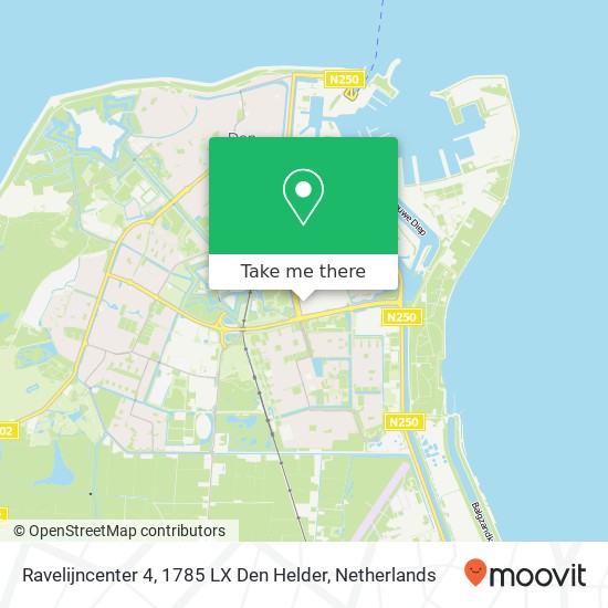 Ravelijncenter 4, 1785 LX Den Helder Karte