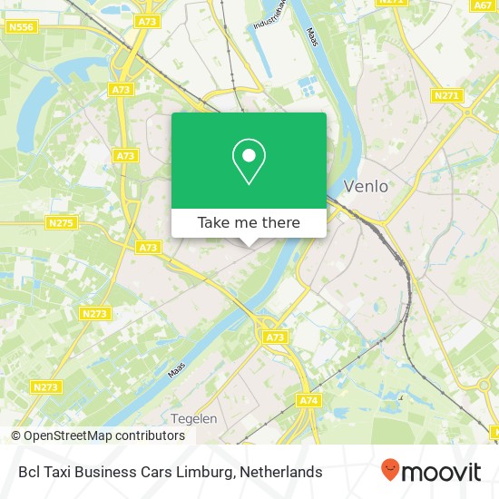 Bcl Taxi Business Cars Limburg map