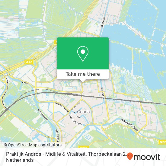 Praktijk Andros - Midlife & Vitaliteit, Thorbeckelaan 2 map