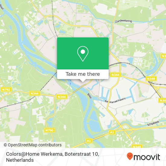 Colors@Home Werkema, Boterstraat 10 map