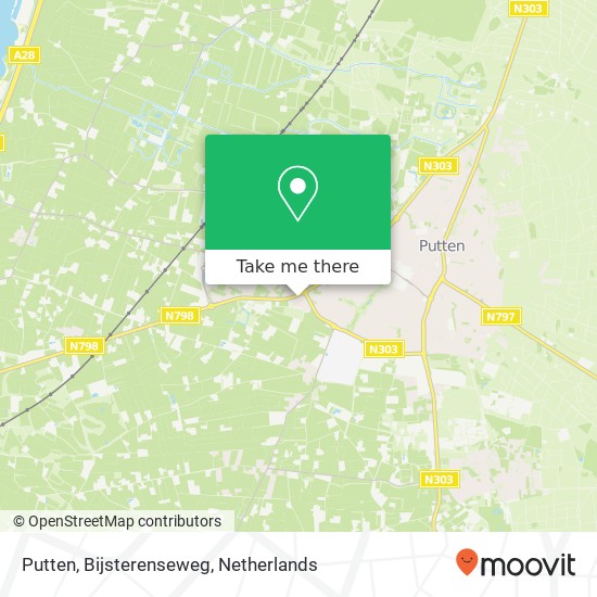 Putten, Bijsterenseweg map