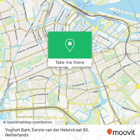 Yoghurt Barn, Eerste van der Helststraat 80 map