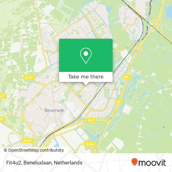 Fit4u2, Beneluxlaan map