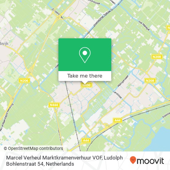 Marcel Verheul Marktkramenverhuur VOF, Ludolph Bohlenstraat 54 map