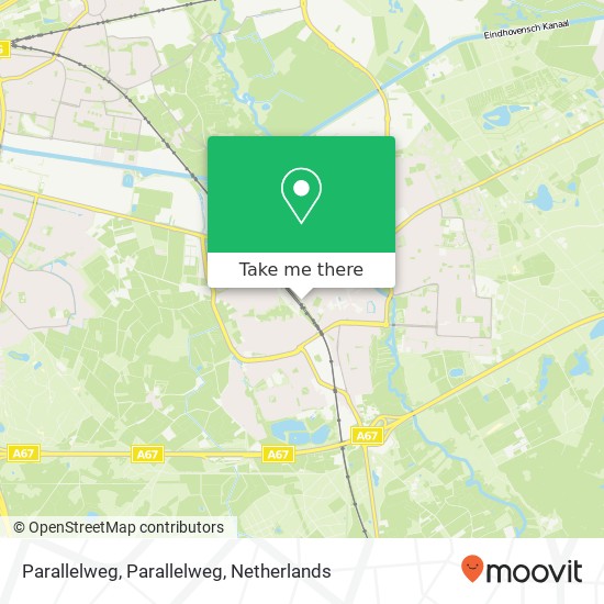 Parallelweg, Parallelweg map