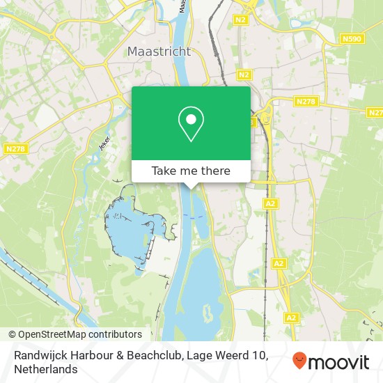 Randwijck Harbour & Beachclub, Lage Weerd 10 map