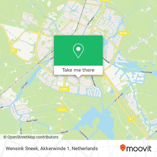 Wensink Sneek, Akkerwinde 1 map