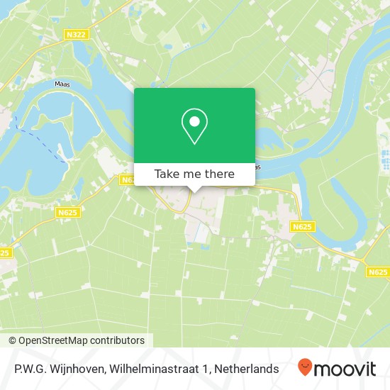 P.W.G. Wijnhoven, Wilhelminastraat 1 Karte