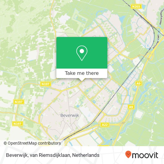 Beverwijk, van Riemsdijklaan map