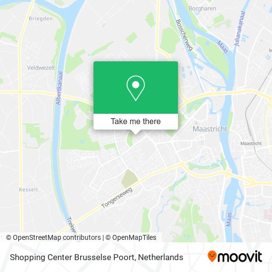 Shopping Center Brusselse Poort map