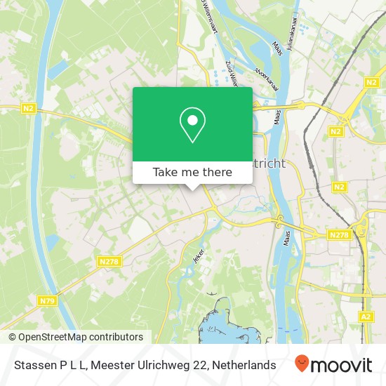 Stassen P L L, Meester Ulrichweg 22 map