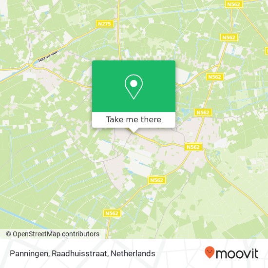 Panningen, Raadhuisstraat map