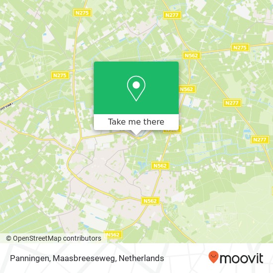 Panningen, Maasbreeseweg Karte