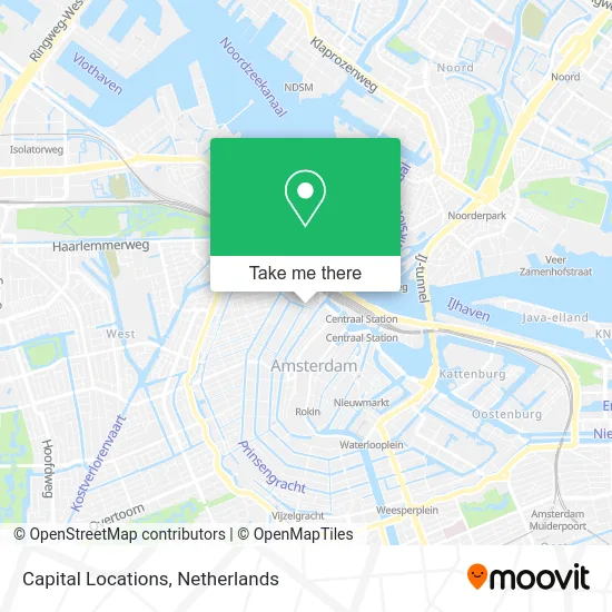 Capital Locations map