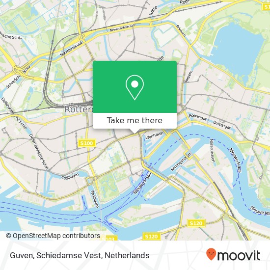 Guven, Schiedamse Vest map