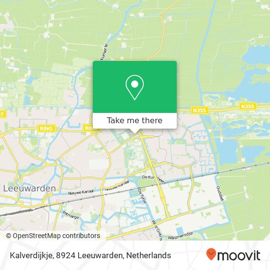 Kalverdijkje, 8924 Leeuwarden map