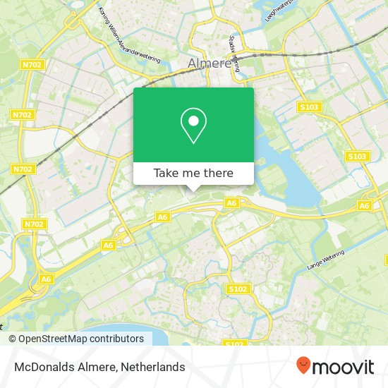 McDonalds Almere Karte