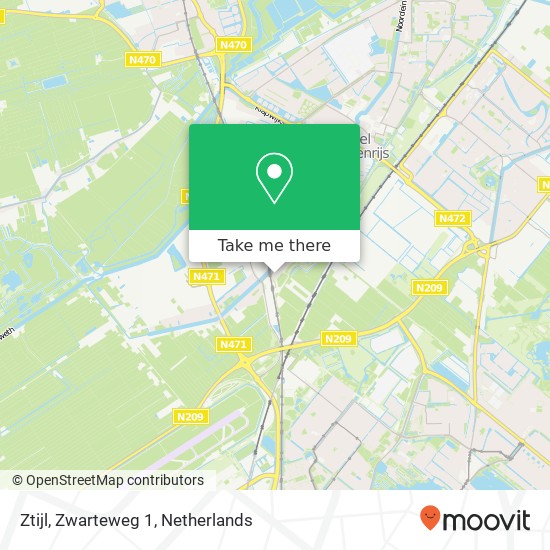 Ztijl, Zwarteweg 1 map