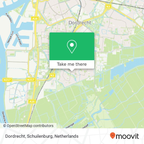 Dordrecht, Schuilenburg Karte