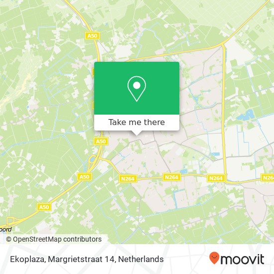 Ekoplaza, Margrietstraat 14 map