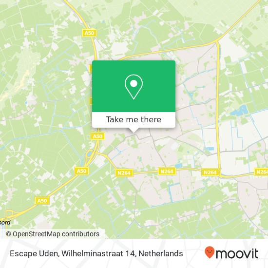 Escape Uden, Wilhelminastraat 14 map