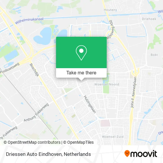 Driessen Auto Eindhoven map