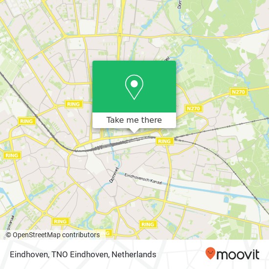 Eindhoven, TNO Eindhoven map