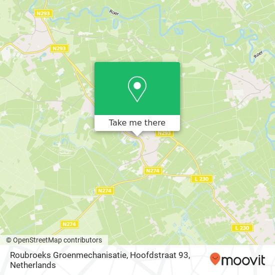 Roubroeks Groenmechanisatie, Hoofdstraat 93 map