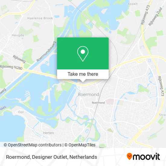 Roermond, Designer Outlet map