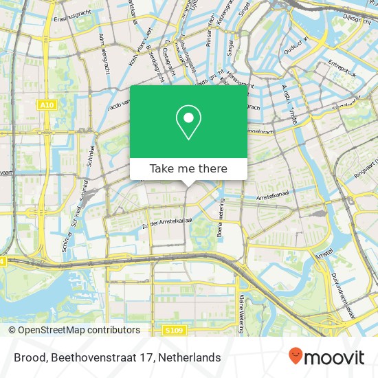 Brood, Beethovenstraat 17 map