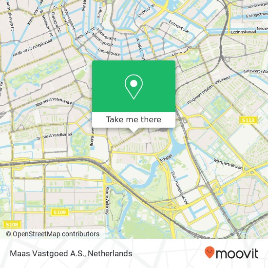 Maas Vastgoed A.S. map