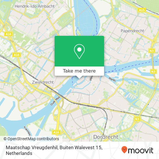 Maatschap Vreugdenhil, Buiten Walevest 15 map